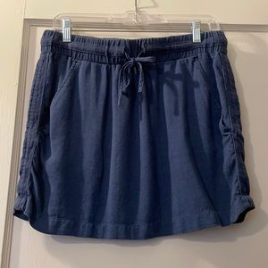 Cloth & Stone Linen Drawstring Skirt with Pockets